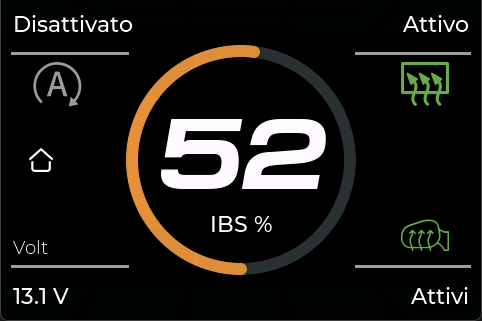 Schermata IBS e Batteria